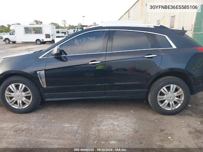 3GYFNBE36ES585106 2014 Cadillac Srx Luxury Collection