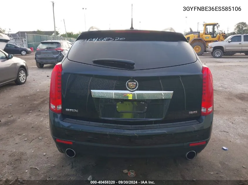 3GYFNBE36ES585106 2014 Cadillac Srx Luxury Collection