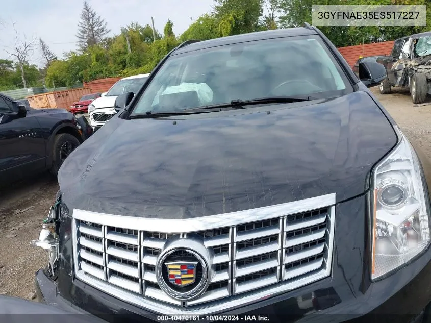 2014 Cadillac Srx Standard VIN: 3GYFNAE35ES517227 Lot: 40470161