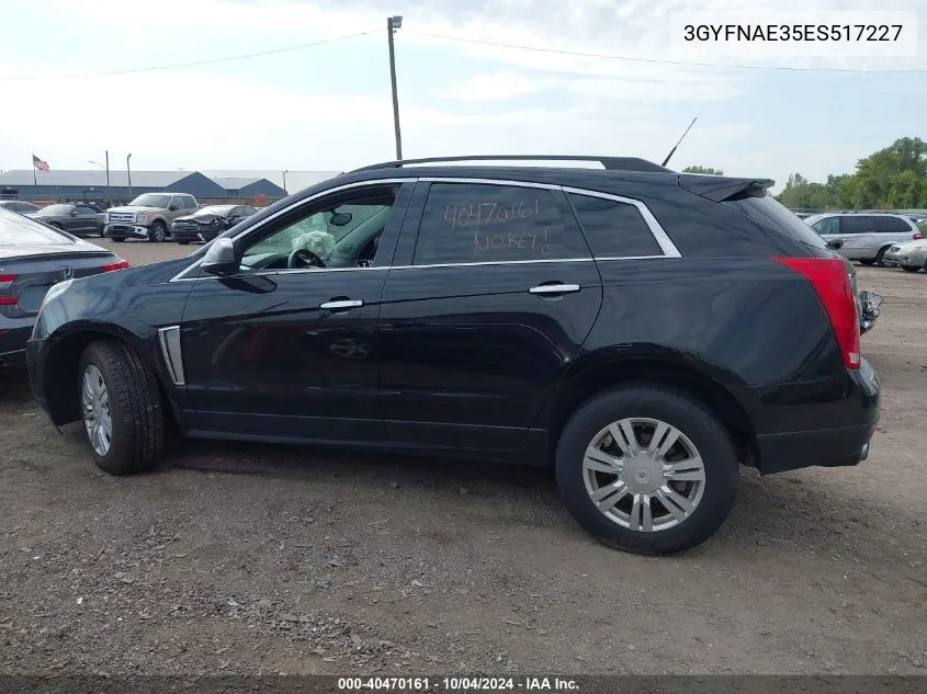 2014 Cadillac Srx Standard VIN: 3GYFNAE35ES517227 Lot: 40470161