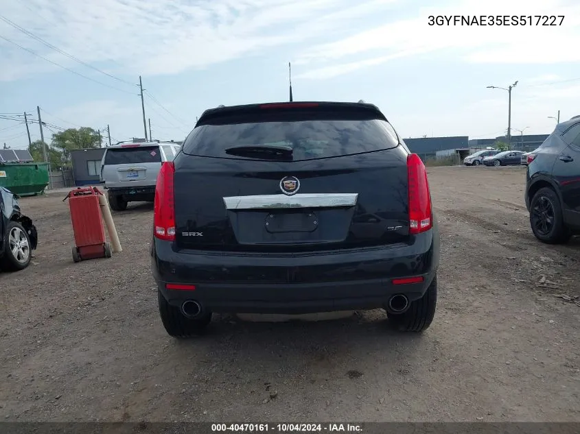 2014 Cadillac Srx Standard VIN: 3GYFNAE35ES517227 Lot: 40470161