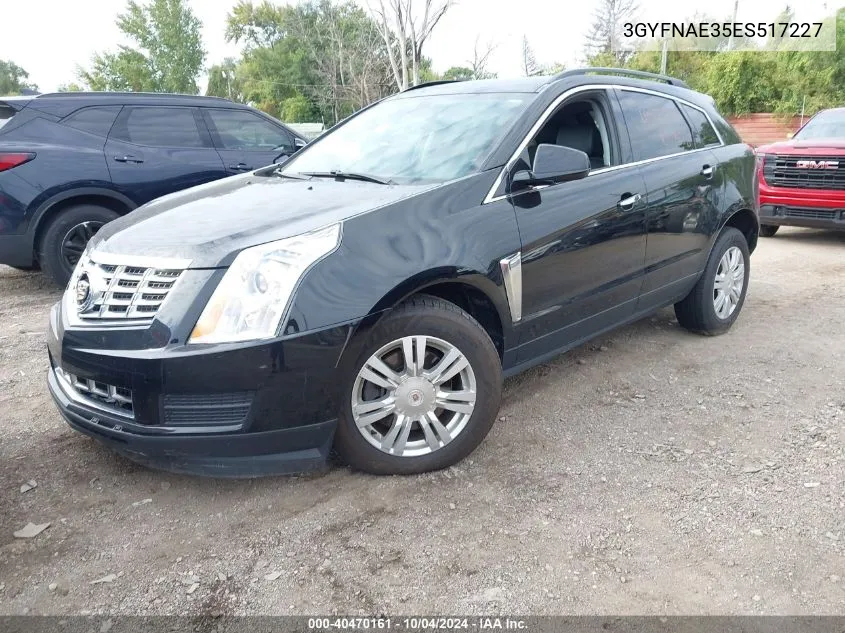 2014 Cadillac Srx Standard VIN: 3GYFNAE35ES517227 Lot: 40470161