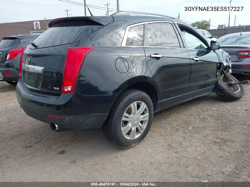 2014 Cadillac Srx Standard VIN: 3GYFNAE35ES517227 Lot: 40470161