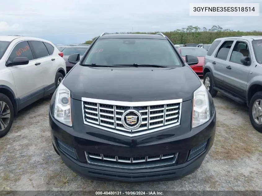 2014 Cadillac Srx Luxury Collection VIN: 3GYFNBE35ES518514 Lot: 40480131