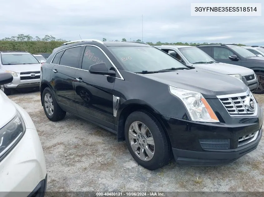 2014 Cadillac Srx Luxury Collection VIN: 3GYFNBE35ES518514 Lot: 40480131