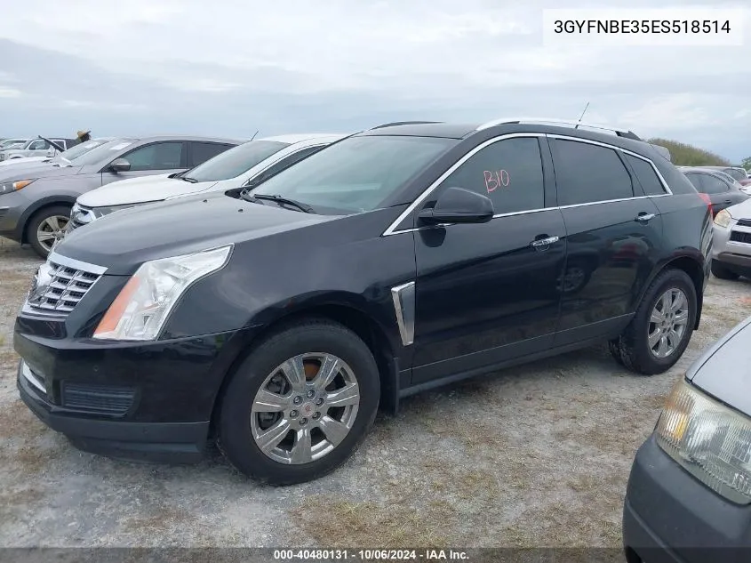 2014 Cadillac Srx Luxury Collection VIN: 3GYFNBE35ES518514 Lot: 40480131