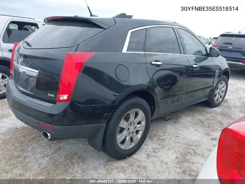 2014 Cadillac Srx Luxury Collection VIN: 3GYFNBE35ES518514 Lot: 40480131