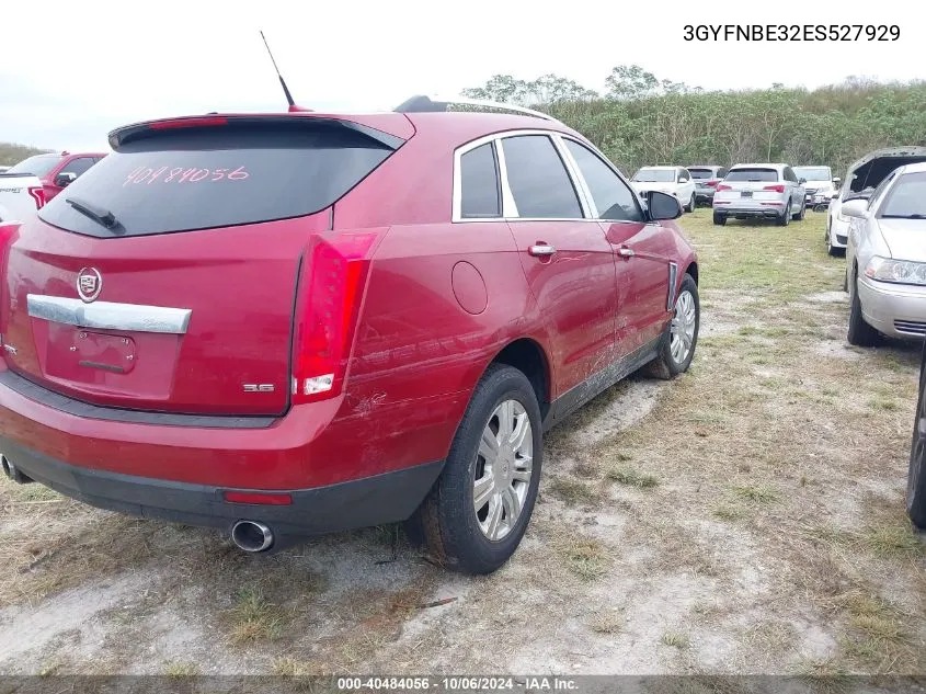 2014 Cadillac Srx Luxury Collection VIN: 3GYFNBE32ES527929 Lot: 40484056