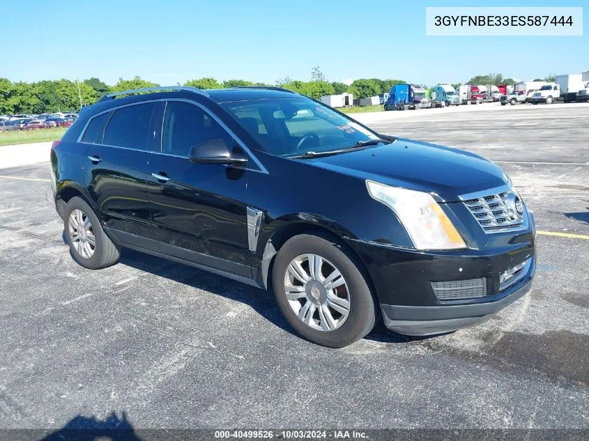 2014 Cadillac Srx Luxury Collection VIN: 3GYFNBE33ES587444 Lot: 40499526