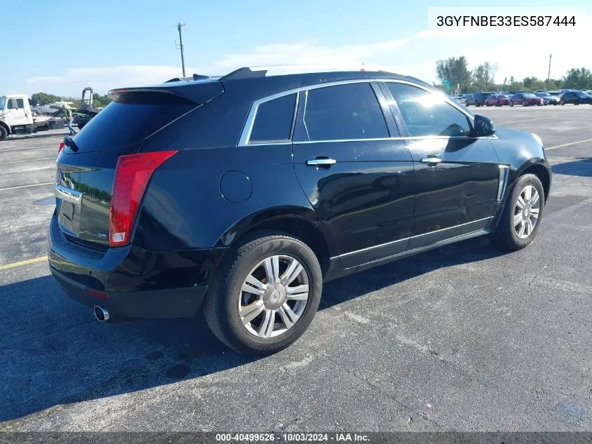 2014 Cadillac Srx Luxury Collection VIN: 3GYFNBE33ES587444 Lot: 40499526