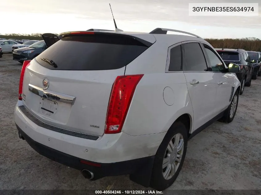 2014 Cadillac Srx Luxury Collection VIN: 3GYFNBE35ES634974 Lot: 40504246