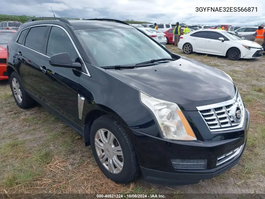 2014 Cadillac Srx Standard VIN: 3GYFNAE32ES566871 Lot: 40521224