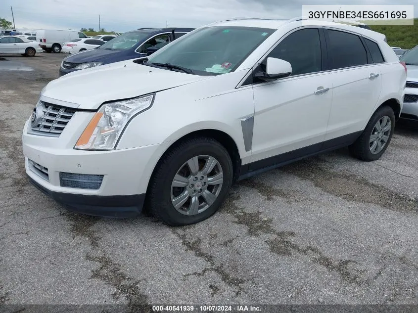 2014 Cadillac Srx Luxury Collection VIN: 3GYFNBE34ES661695 Lot: 40541939