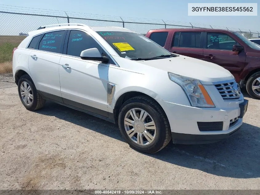 2014 Cadillac Srx Luxury Collection VIN: 3GYFNBE38ES545562 Lot: 40542419