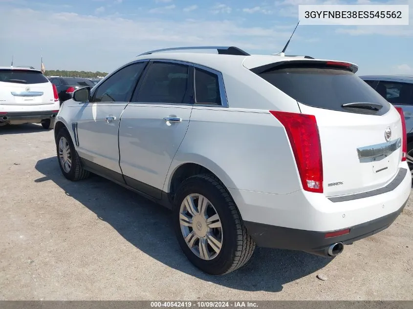 2014 Cadillac Srx Luxury Collection VIN: 3GYFNBE38ES545562 Lot: 40542419