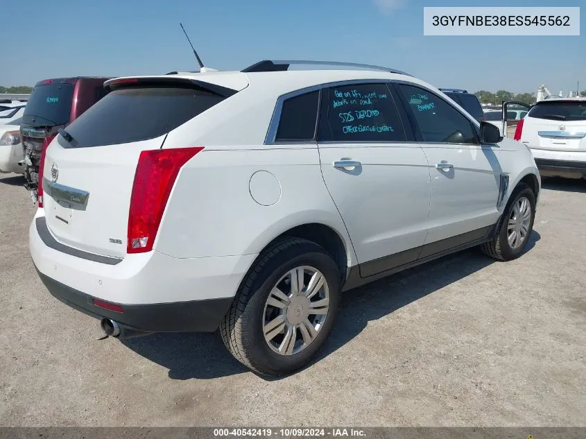 2014 Cadillac Srx Luxury Collection VIN: 3GYFNBE38ES545562 Lot: 40542419