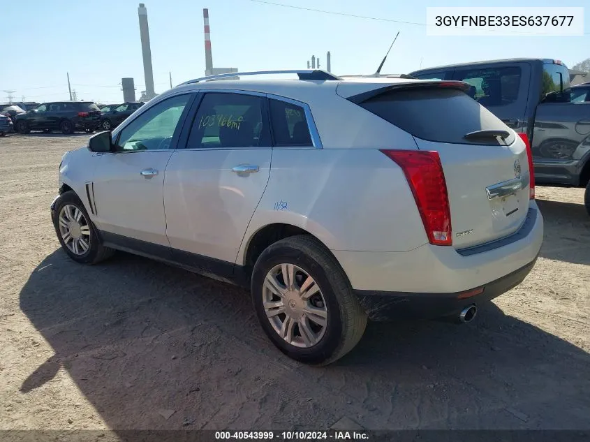 2014 Cadillac Srx Luxury Collection VIN: 3GYFNBE33ES637677 Lot: 40543999