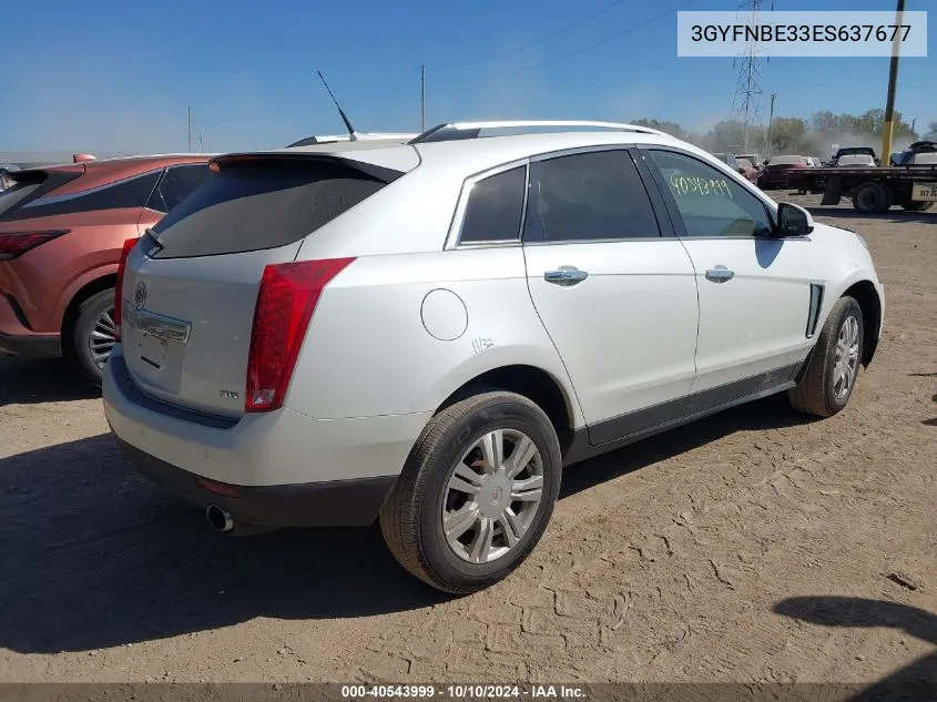 2014 Cadillac Srx Luxury Collection VIN: 3GYFNBE33ES637677 Lot: 40543999