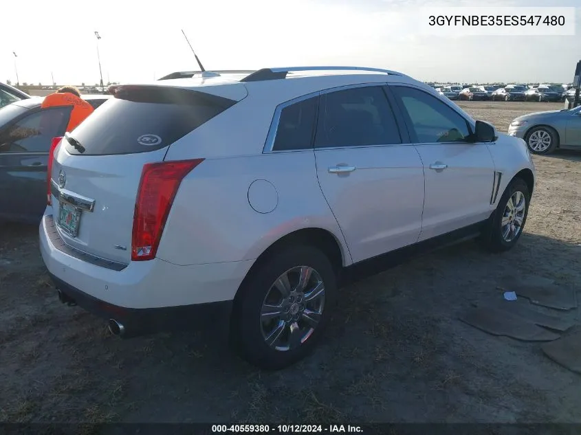 2014 Cadillac Srx Luxury Collection VIN: 3GYFNBE35ES547480 Lot: 40559380