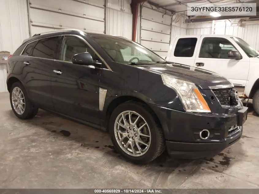 2014 Cadillac Srx Premium Collection VIN: 3GYFNGE33ES576120 Lot: 40565929