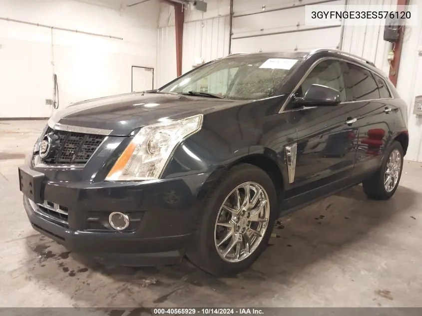 2014 Cadillac Srx Premium Collection VIN: 3GYFNGE33ES576120 Lot: 40565929