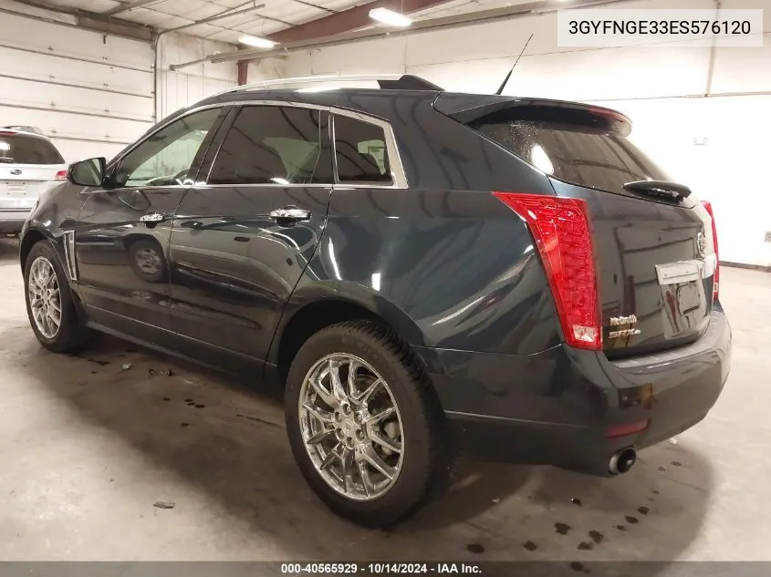 2014 Cadillac Srx Premium Collection VIN: 3GYFNGE33ES576120 Lot: 40565929