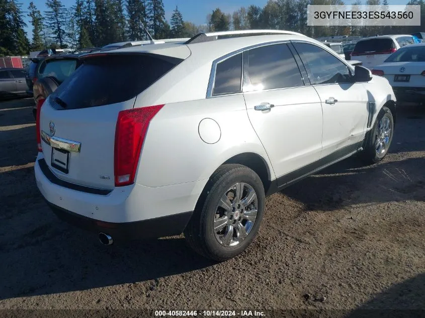 2014 Cadillac Srx Luxury Collection VIN: 3GYFNEE33ES543560 Lot: 40582446