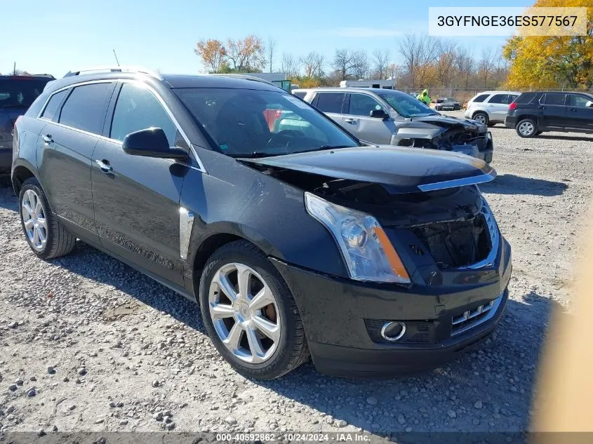 3GYFNGE36ES577567 2014 Cadillac Srx Premium Collection