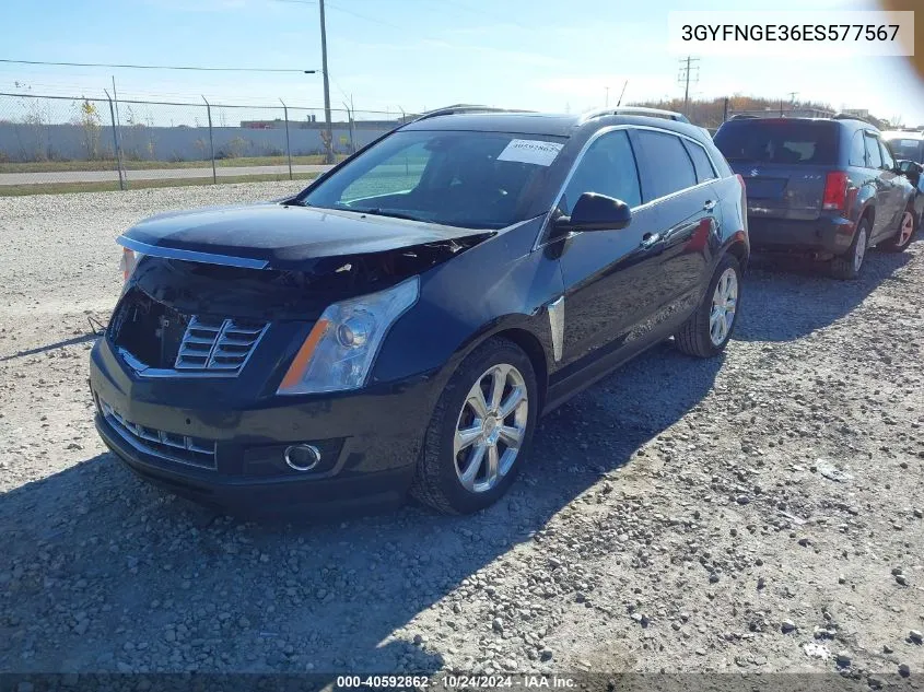 3GYFNGE36ES577567 2014 Cadillac Srx Premium Collection