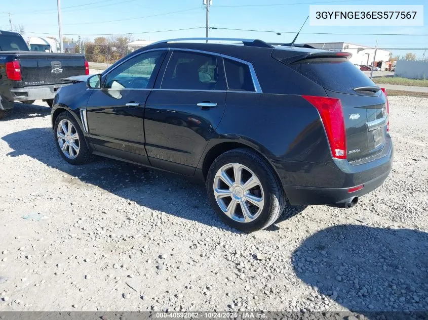 2014 Cadillac Srx Premium Collection VIN: 3GYFNGE36ES577567 Lot: 40592862