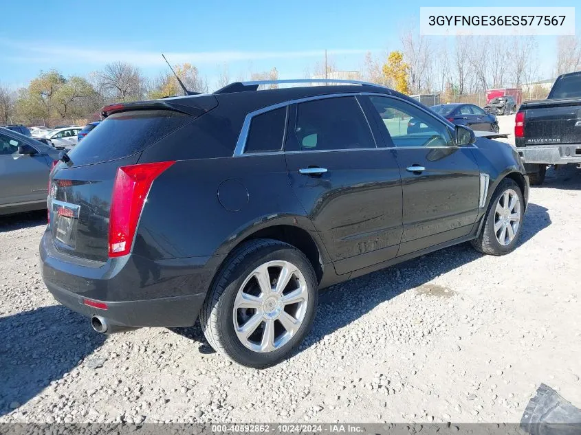 3GYFNGE36ES577567 2014 Cadillac Srx Premium Collection