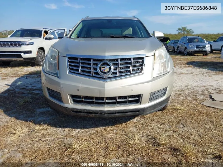 3GYFNBE37ES686848 2014 Cadillac Srx Luxury Collection