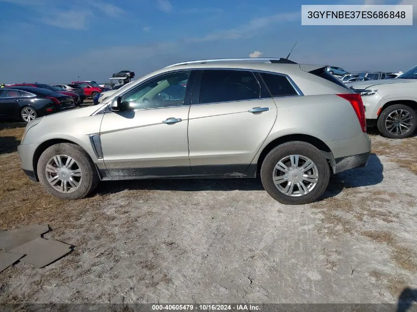 3GYFNBE37ES686848 2014 Cadillac Srx Luxury Collection