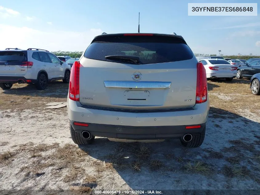 3GYFNBE37ES686848 2014 Cadillac Srx Luxury Collection