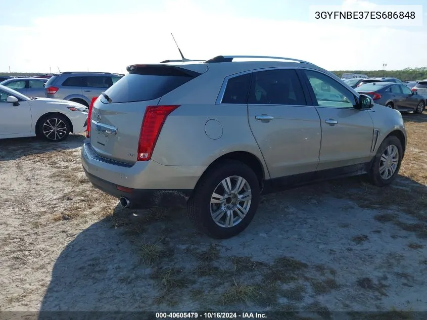 2014 Cadillac Srx Luxury Collection VIN: 3GYFNBE37ES686848 Lot: 40605479