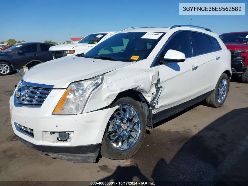 2014 Cadillac Srx Performance Collection VIN: 3GYFNCE36ES562589 Lot: 40633801