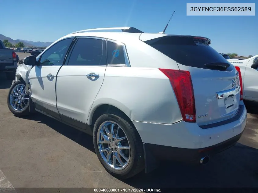 2014 Cadillac Srx Performance Collection VIN: 3GYFNCE36ES562589 Lot: 40633801