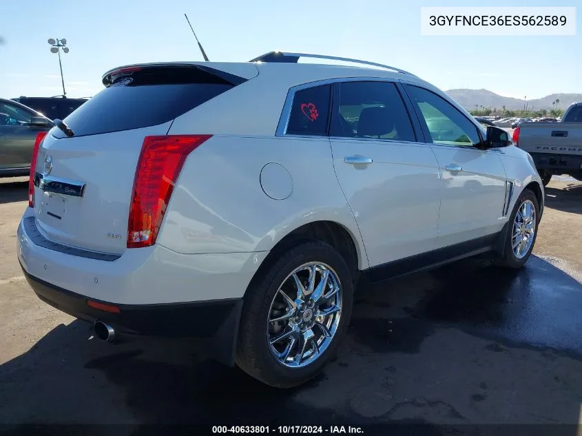 2014 Cadillac Srx Performance Collection VIN: 3GYFNCE36ES562589 Lot: 40633801