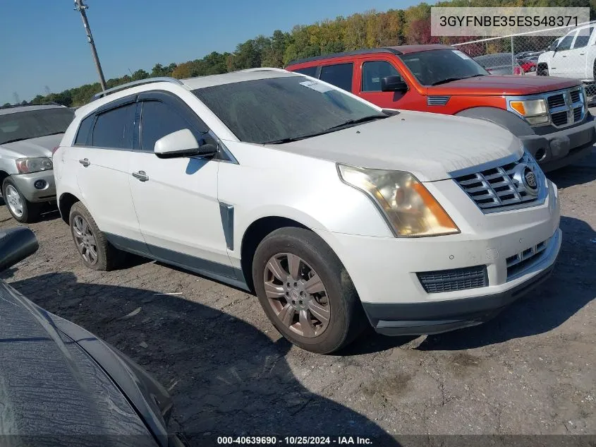 2014 Cadillac Srx Luxury Collection VIN: 3GYFNBE35ES548371 Lot: 40639690