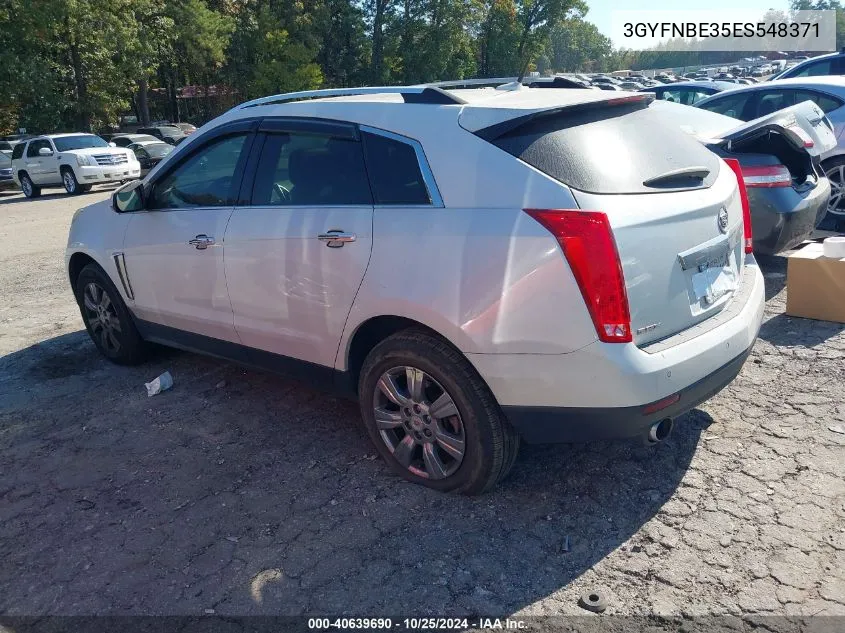 2014 Cadillac Srx Luxury Collection VIN: 3GYFNBE35ES548371 Lot: 40639690