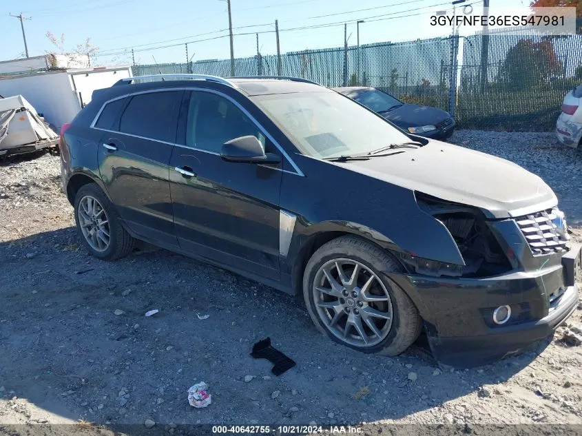 3GYFNFE36ES547981 2014 Cadillac Srx Performance Collection