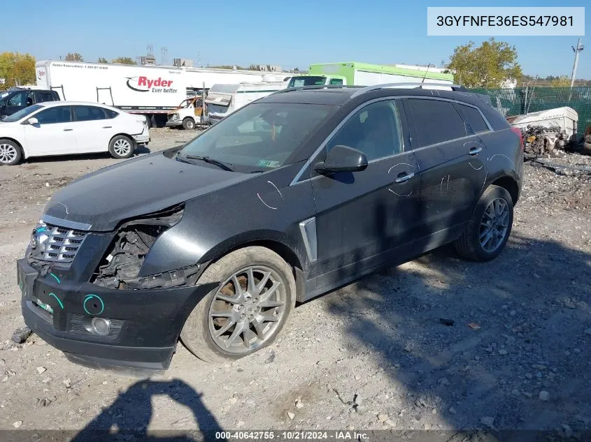 3GYFNFE36ES547981 2014 Cadillac Srx Performance Collection