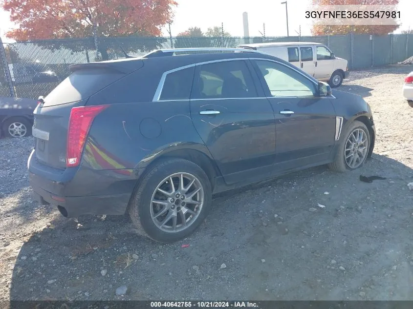 3GYFNFE36ES547981 2014 Cadillac Srx Performance Collection