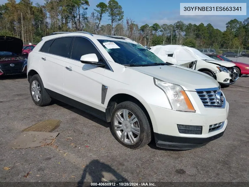 2014 Cadillac Srx Luxury Collection VIN: 3GYFNBE31ES663341 Lot: 40650912