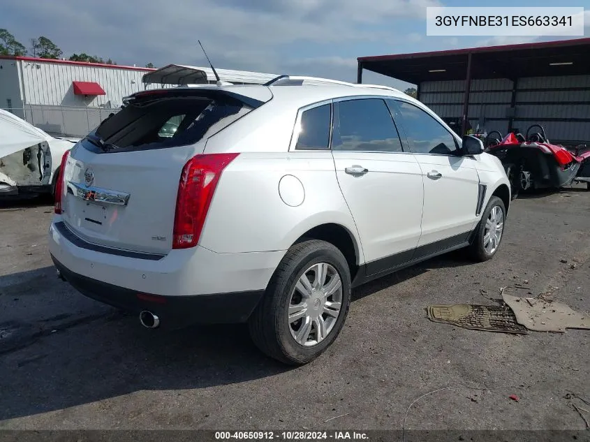 2014 Cadillac Srx Luxury Collection VIN: 3GYFNBE31ES663341 Lot: 40650912