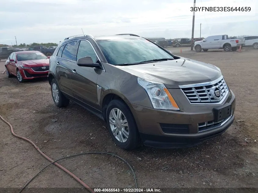 3GYFNBE33ES644659 2014 Cadillac Srx Luxury Collection