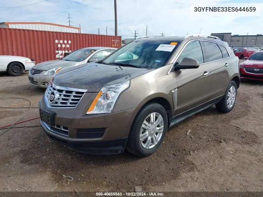 3GYFNBE33ES644659 2014 Cadillac Srx Luxury Collection