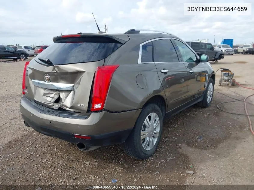 2014 Cadillac Srx Luxury Collection VIN: 3GYFNBE33ES644659 Lot: 40655543