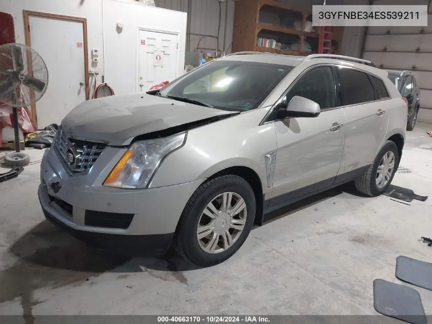 3GYFNBE34ES539211 2014 Cadillac Srx Luxury Collection