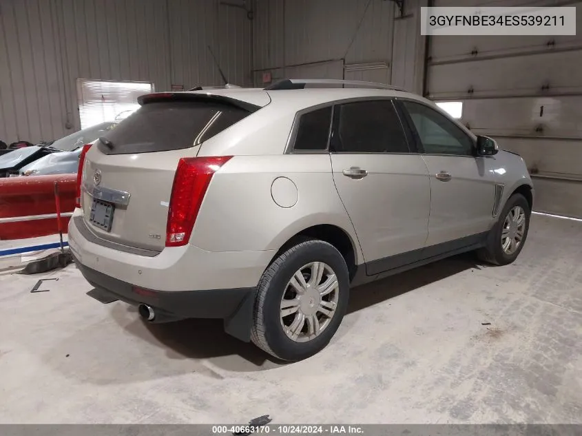 2014 Cadillac Srx Luxury Collection VIN: 3GYFNBE34ES539211 Lot: 40663170